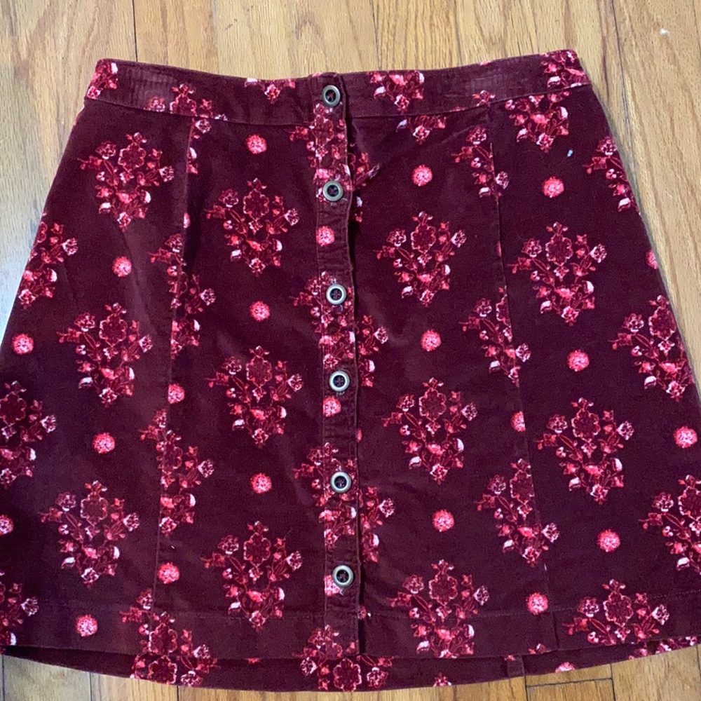 Hollister corduroy mini skirt